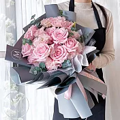 【Floral M】盛夏巴黎月光玫瑰鮮花花束