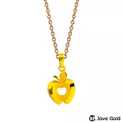 JoveGold漾金飾 豐收黃金墜子  送白鋼項鍊