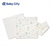 【Babycity娃娃城】迪士尼紗 布多功能小方巾三入 維尼