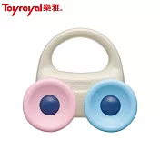 日本《樂雅 Toyroyal》北歐風可消毒滾輪搖鈴