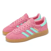 adidas 休閒鞋 Handball Spezial W 女鞋 粉紅 藍 德訓鞋 復古 麂皮 愛迪達 JS4083