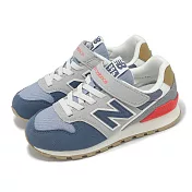 New Balance 休閒鞋 996 寬楦 大童 女鞋 復古靛藍 爆發紅 魔鬼氈 NB 紐巴倫 YV996RN3-W