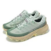 Merrell 越野跑鞋 Agility Peak 5 GTX 女鞋 綠 棕 防水 抓地 戶外鞋  ML068368