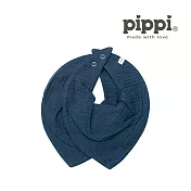 Brands4Kids-紗布圍兜2件組_by Pippi 普魯士藍