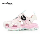【Goodyear 固特異】迷彩一夏 童款磁扣護趾運動涼鞋 / GAKS58913 19 粉