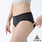 【ATUNAS 歐都納】女款零著感抑菌涼感低腰三角內褲A1UCGZ13W- M 黑