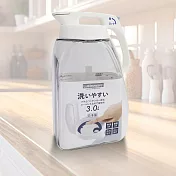 日本製岩崎可橫放耐熱冷水壺-3.0L