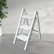 好幫手折疊家事梯-三階-白色