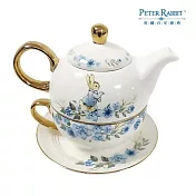 【PETER RABBIT 比得兔】青花瓷花茶組(子母壺)