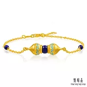 【點睛品】青語如蔓 青金石黃金手鍊