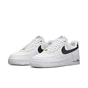 Nike Air Force 1 07 LV8 黑勾 DQ7658-100 27.5cm 白黑