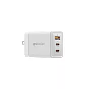 GUXON古尚 65W氮化鎵GaN三孔萬國充電頭(1A2C) G6501 白色