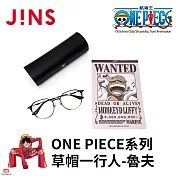 JINS × ONE PIECE系列眼鏡 草帽一行人-魯夫 (UMF-25S-117-95) 金色