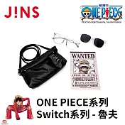 JINS × ONE PIECE系列眼鏡 Switch系列-魯夫 (URF-25S-121-92) 灰色