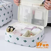【iSFun】立體鋪棉＊動物盥洗化妝箱包/ 仙人掌