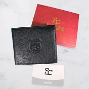 聖克萊巴黎Saint Clair 荔紋牛皮附中頁短夾 Z5804-1