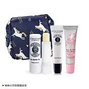 L’OCCITANE 歐舒丹 經典保濕護唇收納組[櫻花+ 乳油木]