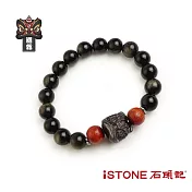 石頭記 經典系列-獅獅順利(兩款式選) 黑曜石