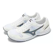 Mizuno 競速跑鞋 Wave Emperor Japan 4 男鞋 白 深藍 皇速 日本製 運動鞋 美津濃 U1GD1920-11