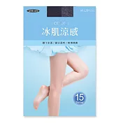 【ONEDER 旺達棉品】15D涼感無痕絲襪 夏日心機打底襪- 黑 AN-A9107-1