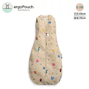 【ergoPouch】有機棉雙向拉鍊睡袋1tog 生日派對0-3M