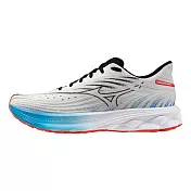Mizuno Wave Skyrise 6 [J1GC250906] 男 慢跑鞋 彈力 支撐 緩震 美津濃 灰 藍