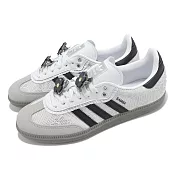 adidas 休閒鞋 Samba OG W 女鞋 Lace Flower 蕾絲 白 黑 小花 德訓鞋 愛迪達 IH3371