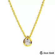 JoveGold漾金飾 閃閃動人黃金項鍊