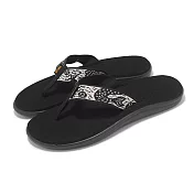 Teva 拖鞋 Voya Flip 女鞋 黑 白 再生織帶拖鞋 支撐 人字拖 夾腳拖 1019040SRNBL