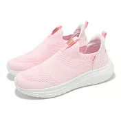 Fila 懶人鞋 Calmly 女鞋 粉紅 白 襪套式 緩震 休閒鞋 斐樂 5J356Z555 24.5cm PINK/WHITE