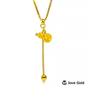 JoveGold漾金飾 福祿常在黃金項鍊