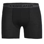 【紐西蘭Icebreaker】男 Anatomica 四角內褲-BF150 S 黑色