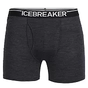【紐西蘭Icebreaker】男 Anatomica 四角開口內褲-BF150 S 灰黑