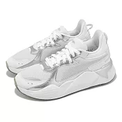 Puma 休閒鞋 RS-X Astro Escape Wns 女鞋 白 銀 復古 運動鞋 40131201 24cm WHITE/SILVER