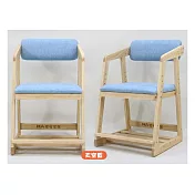 HA BABY 絢彩兒童椅 學習椅(人體工學椅 成長椅 學習椅 國小孩童椅 兒童椅) 天空藍
