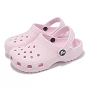Crocs 洞洞鞋 Classic Clog K 中大童 經典小克駱格 牛奶粉 童鞋 涼鞋 卡駱馳 2069916ZW 21cm PINK MILK