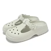 Crocs 厚底洞洞鞋 Classic Mary Jane Clog 男鞋 女鞋 瑪麗珍 克駱格 亞麻 卡駱馳 2105810HZ 24cm LINEN