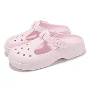 Crocs 厚底洞洞鞋 Classic Mary Jane Clog 男鞋 女鞋 瑪麗珍 克駱格 牛奶粉 卡駱馳 2105816ZW
