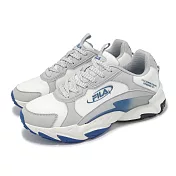 Fila 休閒鞋 Comet 男鞋 白 灰 藍 拼接 運動鞋 斐樂 1J906Y413 26.5cm WHITE/GREY