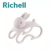 日本《Richell-利其爾》3D互動矽膠固齒器 跳躍兔
