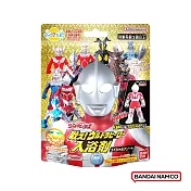 日本BANDAI-戰鬥吧! 超人力霸王入浴球SP-3入(泡澡球/限量/洗澡玩具/交換禮物)