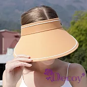 【Decoy】美式風格 伸縮空頂防曬遮陽帽/橘