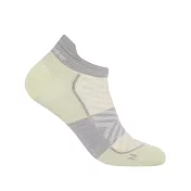【紐西蘭Icebreaker】男 輕薄毛圈慢跑踝襪(+) S 淡若綠/灰