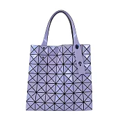 ISSEY MIYAKE 三宅一生 BAOBAOPRISM 7x7金屬漆面手提包- 薰衣草紫