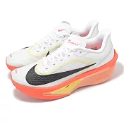 Nike 競速跑鞋 Zoom Fly 6 男鞋 白 橘 輕量 回彈 訓練 碳板 運動鞋 IB6657-108