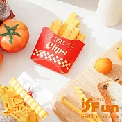 【iSFun】趣味防潮 薯條造型冰箱吸磁食物密封夾12入