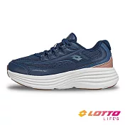 【LOTTO 義大利】女  NUVOLA 2 健走運動鞋- 23cm 深藍