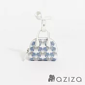 aziza 小象圖騰迷你掛飾貝殼包  千鳥藍