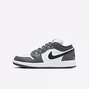 Nike Air Jordan 1 Low GS [553560-152] 大童 休閒鞋 運動 喬丹 低筒 鐵灰 白