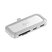 j5create USB-C充電讀卡多功能轉接器-JCH167W